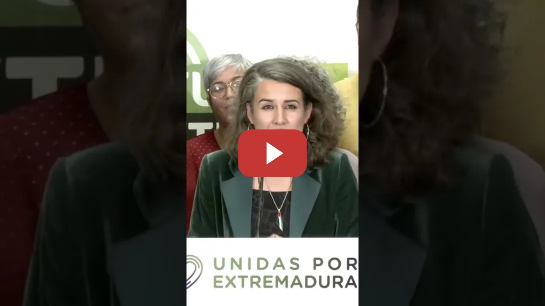 Embedded thumbnail for Irene de Miguel, candidata de Unidas por Extremadura: "Somos una luz de esperanza para la izquierda"