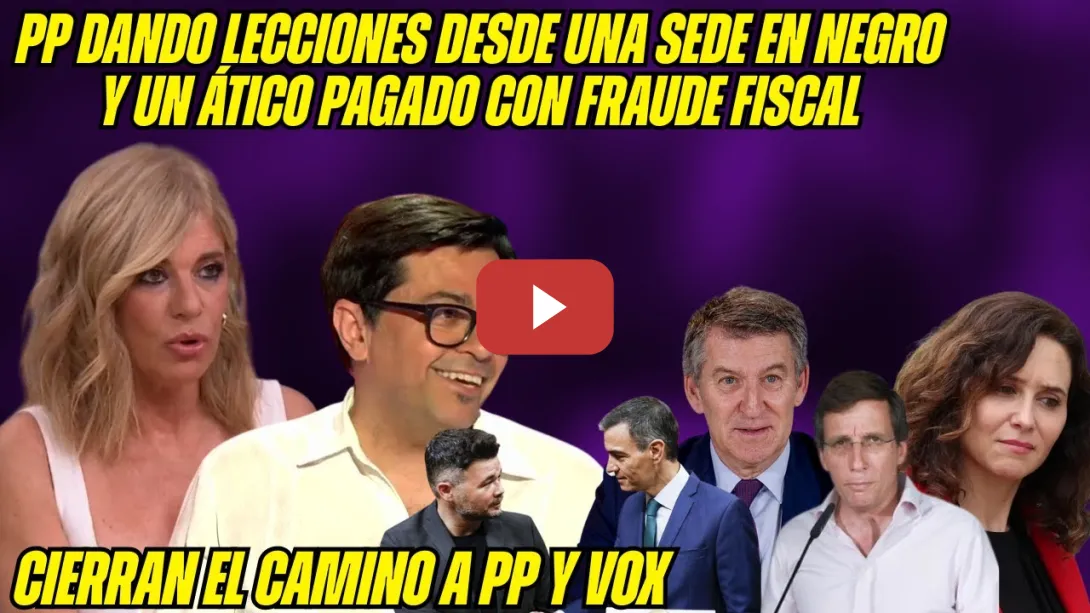 Embedded thumbnail for ACRIBILLAN a ALMEIDA y AYUSO ¿El PP quiere los VOTOS de los ENEMIGOS de España para ECHAR a Sánchez?