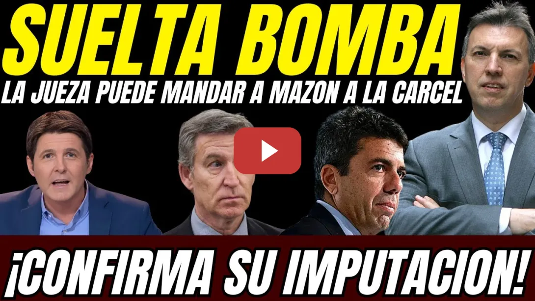 Embedded thumbnail for 💣 ¡OJO! Feijóo ENCUBRIÓ ENCUENTRO entre Mazón y su AMANTE al SALIR del Ventorro