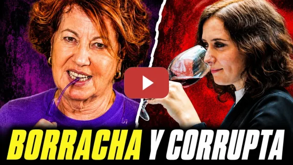 Embedded thumbnail for ¡AYUSO PILLADA BEBIENDO VINO UN LUNES POR LA MAÑANA! Y DICE ESTAR TRABAJANDO