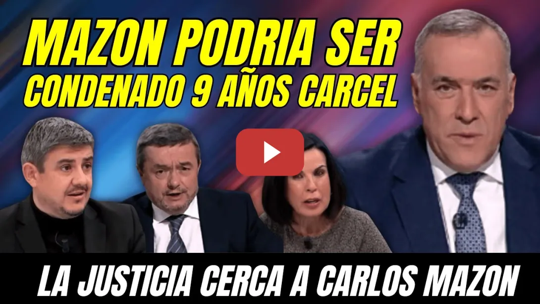 Embedded thumbnail for XABIER FORTES: La JUSTICIA PODRÍA PEDIR 9 AÑOS de PRISIÓN a MAZÓN y SALOMÉ PRADAS por la DANA