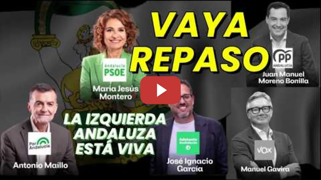Embedded thumbnail for Las Izquierdas hunden a Moreno Bonilla en el Debate electoral y el de VOX calladito, VAYA REPASO !!!