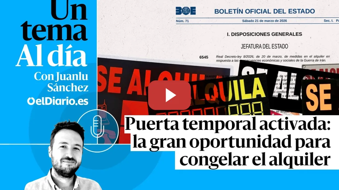 Embedded thumbnail for 🎙 PODCAST | Puerta temporal activada: la gran oportunidad para congelar el alquiler · UN TEMA AL DÍA
