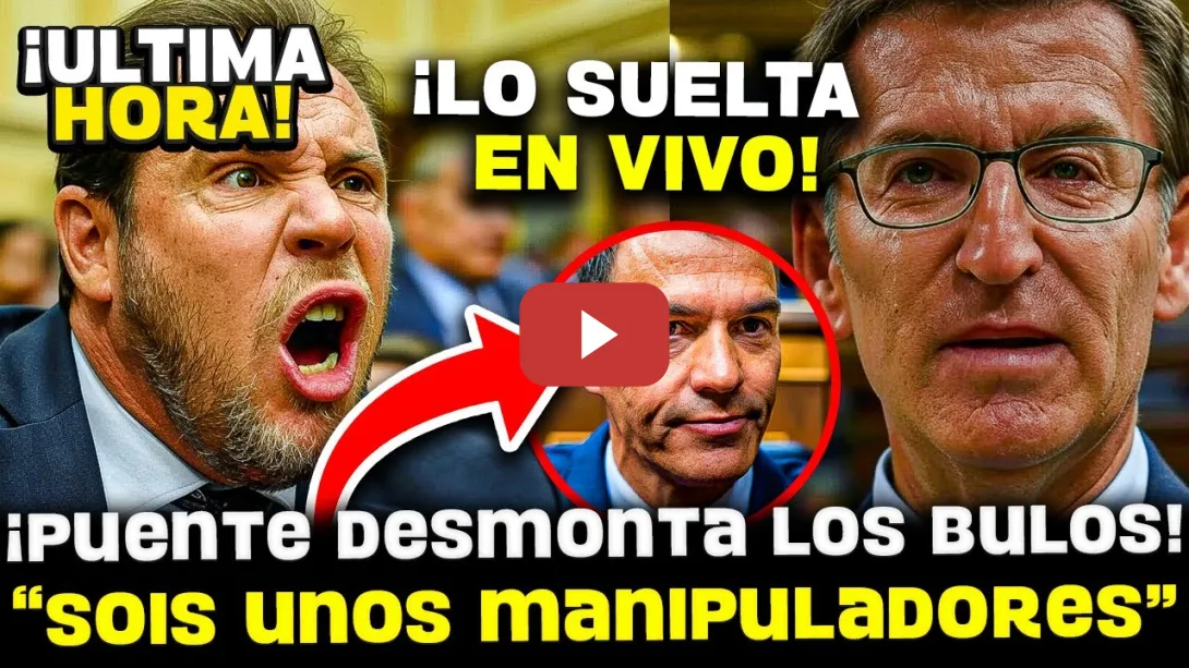 Embedded thumbnail for 💥¡¡OSCAR PUENTE APLASTA A LA DERECHA!! DESMONTA LOS BULOS SOBRE SÁNCHEZ, TESIS Y MÁSTER EN DIRECTO