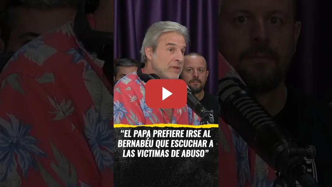 Embedded thumbnail for "El Papa prefiere ir al Bernabéu que reunirse con las víctimas de abuso" Alberto San Juan|CARNECRUDA