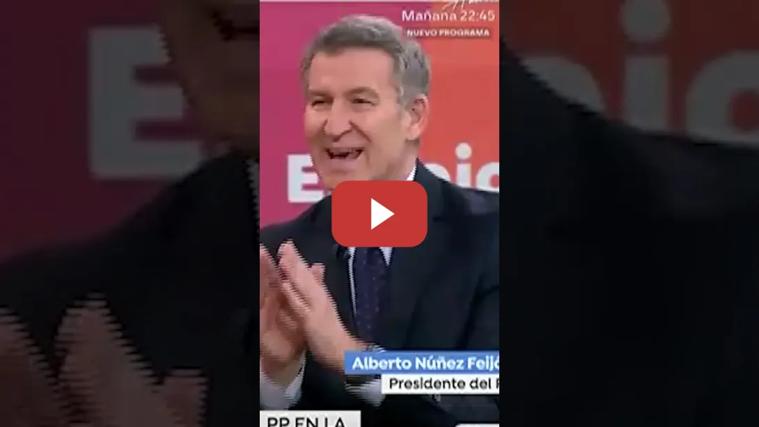 Embedded thumbnail for PSOE / FEIJÓO ESTÁ NERVIOSO.