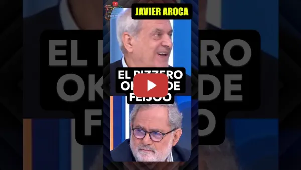 Embedded thumbnail for Javier Aroca tritura los desvaríos de Feijóo: La piragua y el pizzero okupa 💥