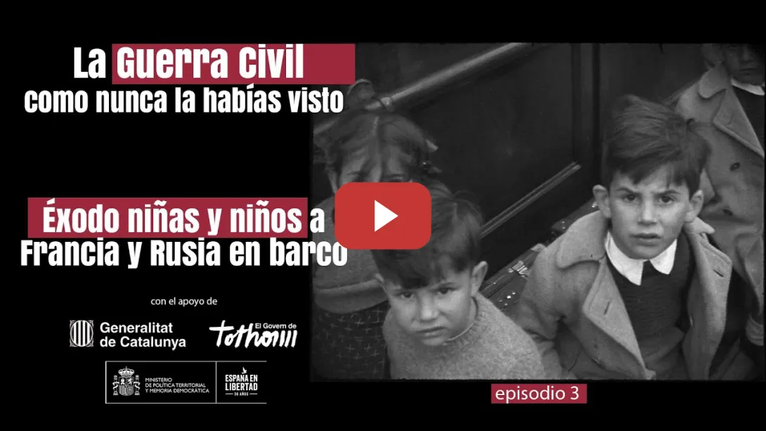 Embedded thumbnail for El éxodo de los &#039;niños de la guerra&#039; ante el horror y el hambre