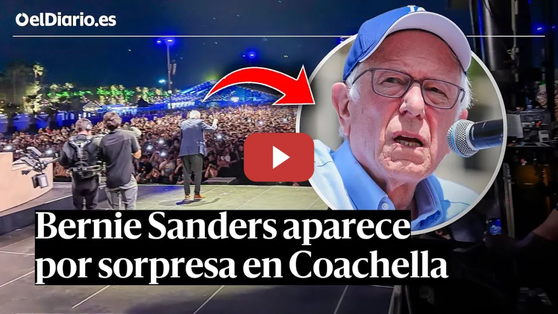 Embedded thumbnail for BERNIE SANDERS aparece por SORPRESA en COACHELLA: &quot;El futuro depende de vuestra generación&quot;