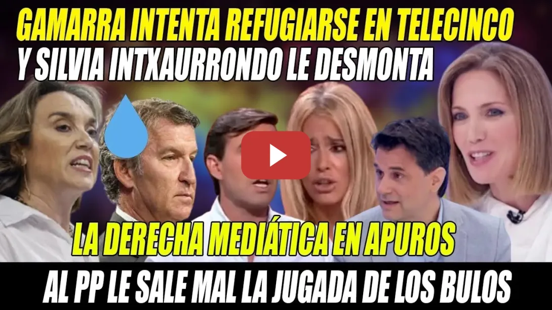 Embedded thumbnail for TESTARAZO de Intxaurrondo BARRE al PP💥Afra Blanco LIQUIDA al PALMERO de Pablo Montesinos
