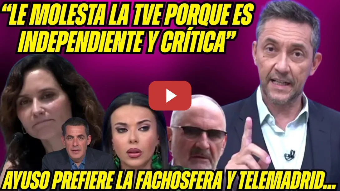 Embedded thumbnail for ¡ZAMBOMBAZO! 👏Javier RUIZ le CIERRA la BOCA a AYUSO por MENTIROSA. REYES BULEROS LLORANDO...