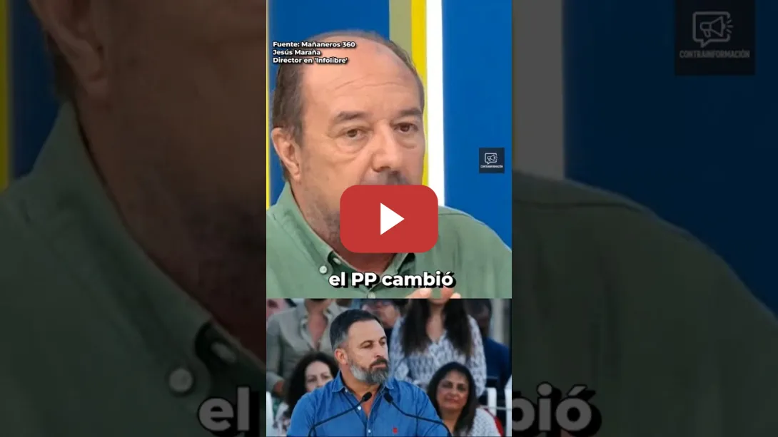Embedded thumbnail for JESÚS MARAÑA SEÑALA⚠️: "Si Feijóo llega a Moncloa, Abascal será su vicepresidente"