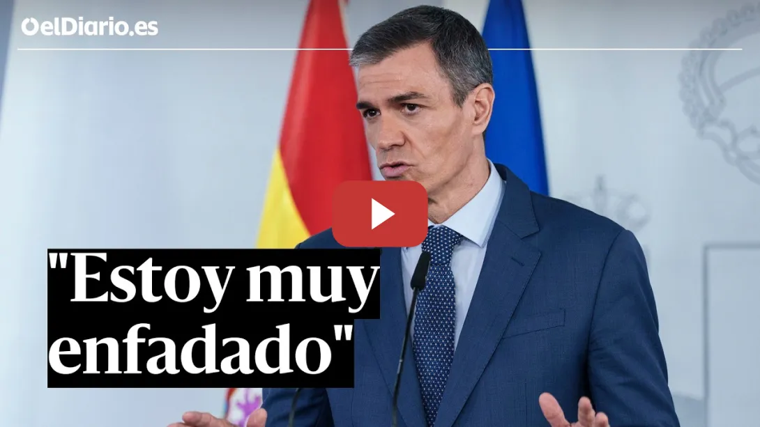 Embedded thumbnail for Pedro Sánchez carga contra EE.UU. e Israel por la guerra en Irán: "Estoy muy enfadado"