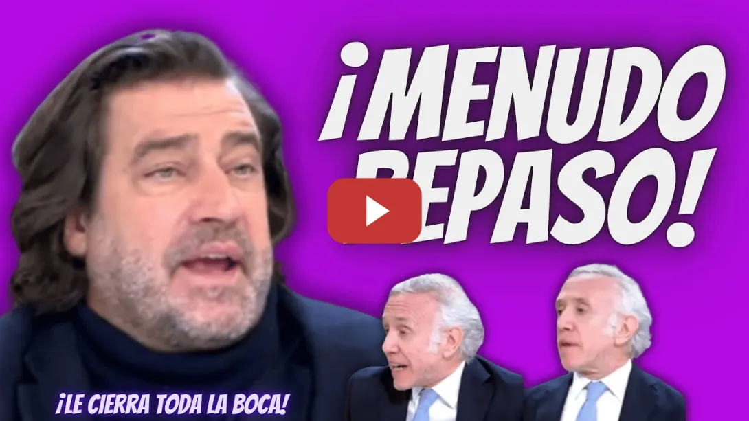 Embedded thumbnail for Luis Arroyo “CALLA la BOCA” al BULERO de Eduardo Inda - ¡TREMENDO REPASO!