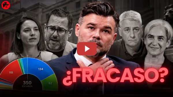 Embedded thumbnail for Rufián finalmente no liderará el Frente Amplio en la izquierda, ¿ahora qué hacemos?