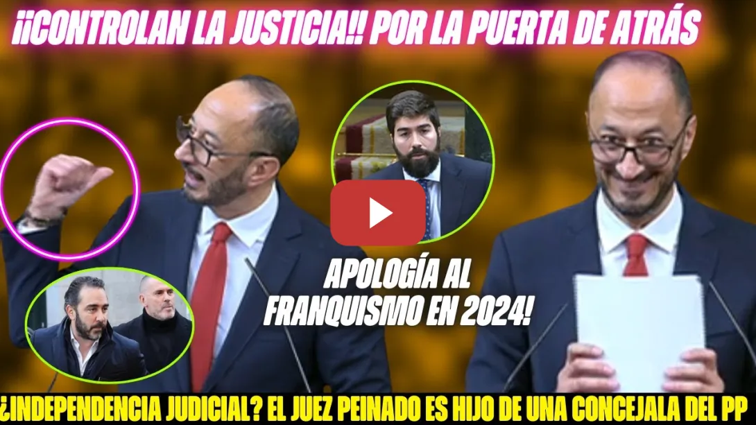 Embedded thumbnail for Gómez de Celis DESQUICIA al PP por su CONTROL de la Justicia 🔥¡¡REVIENTA a VOX por FRANQUISTAS!!