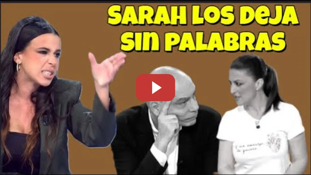 Embedded thumbnail for Sarah Santaolalla deja sin palabras a la ultraderechista de Olona y al lameculOx de Nacho Abad