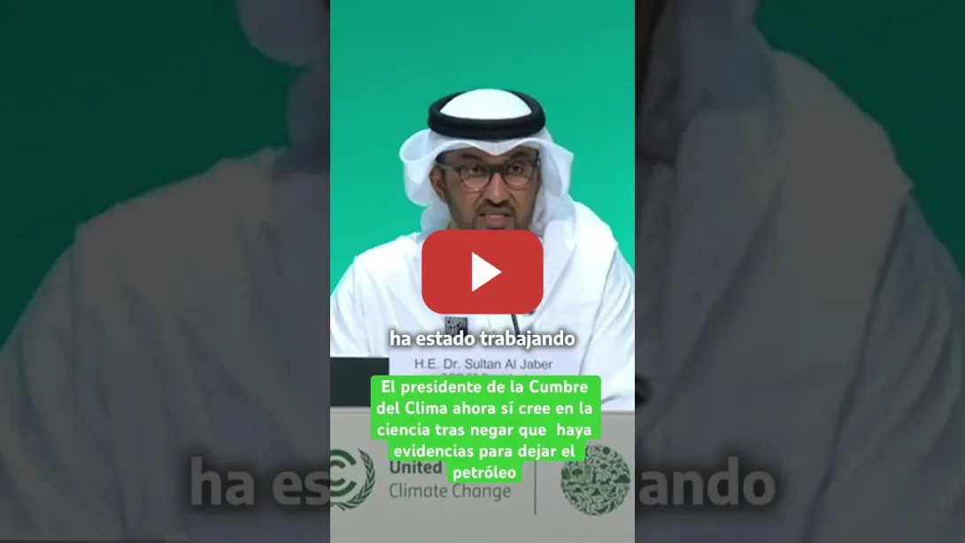 Embedded thumbnail for 🤦🏻‍♀️El presidente de la CUMBRE DEL CLIMA ahora &quot;sí cree en la #CIENCIA&quot; tras negarlo #noticias