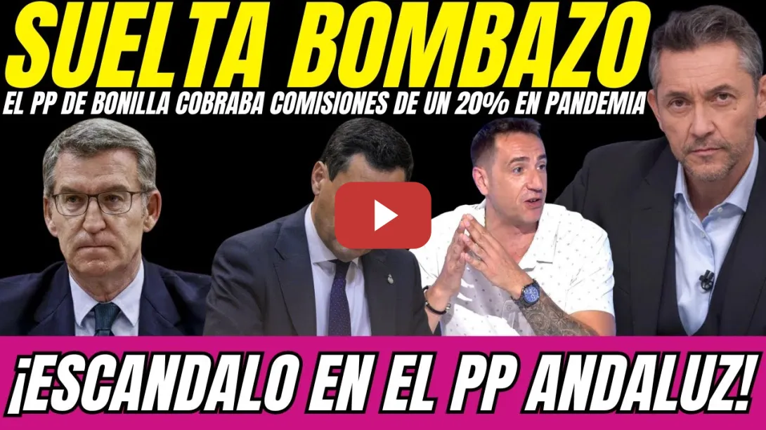 Embedded thumbnail for 💥 ¡OJO! Javier Ruiz REVELA VINCULOS Moreno Bonilla con el NARCOTRAFICO y REPARTO COMISIONES