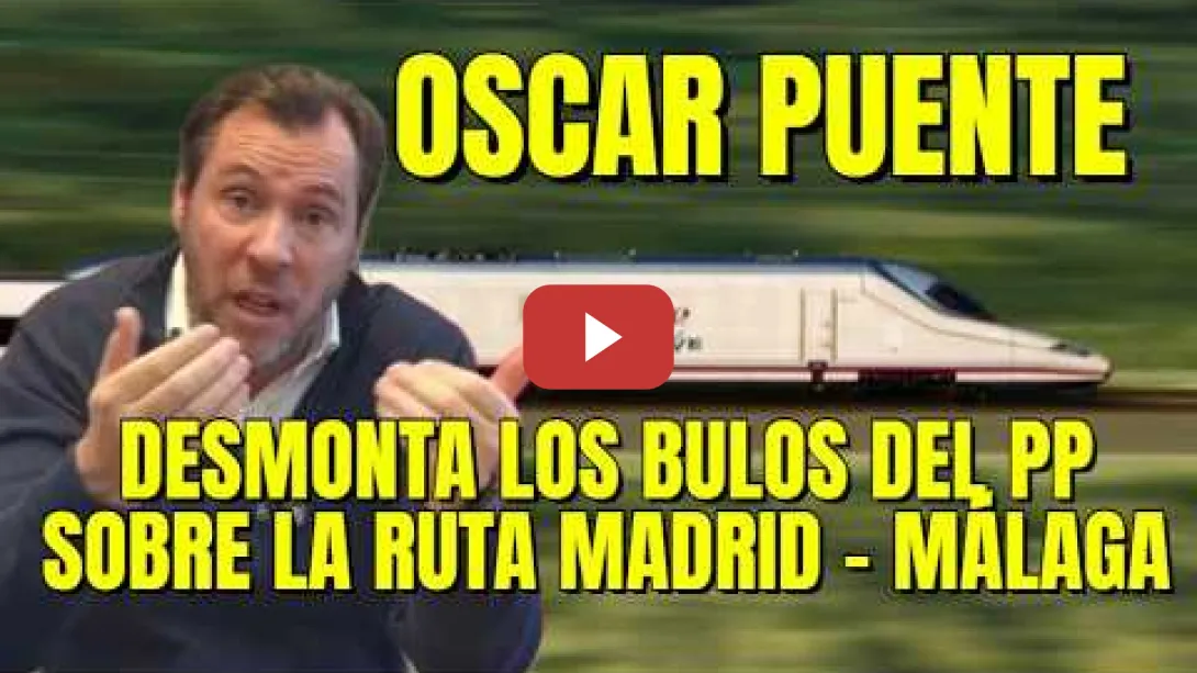 Embedded thumbnail for Oscar Puente desmontando los Bulos del PP y sus medios comprados