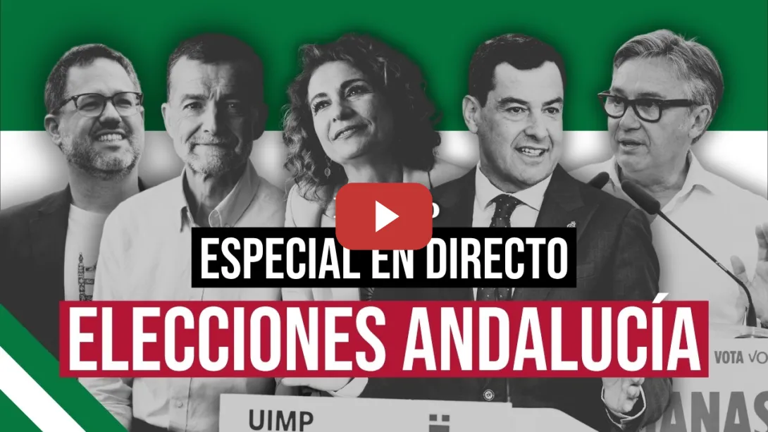 Embedded thumbnail for ELECCIONES ANDALUCÍA | Sigue el especial de PÚBLICO en directo: ÚLTIMA HORA, RESULTADOS y ANÁLISIS