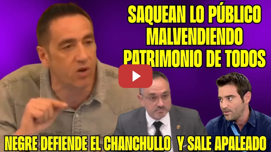 Embedded thumbnail for ¡ESCÁNDALO! Emilio Delgado ABOCHORNA al PP y AB0FETEA a NEGRE ¡CHANCHULLOS! ¡NO lo vamos a TOLERAR!
