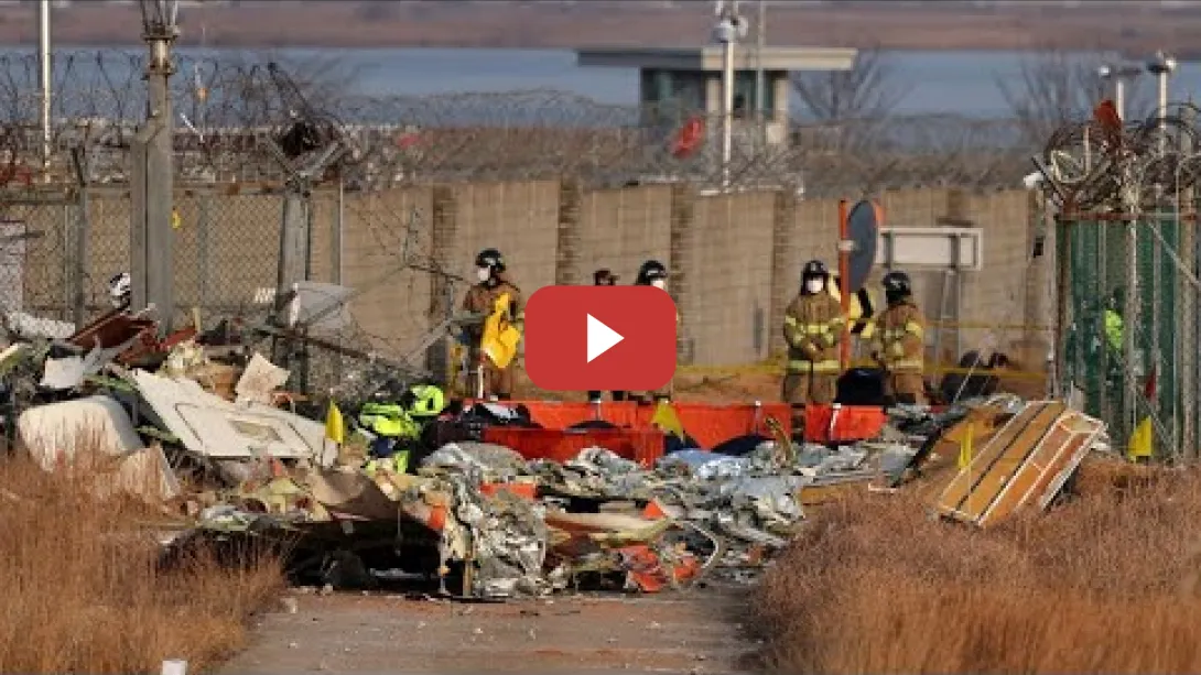 Embedded thumbnail for Más de 170 muertos en un accidente de avión en Corea del Sur