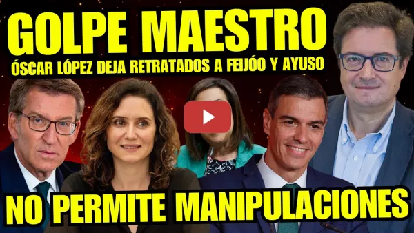 Embedded thumbnail for ÓSCAR LÓPEZ DESTROZA A AYUSO "RETRATA AL PP Y FEIJÓO POR DELITO FISCAL GRAVE" DEFENSA FISCAL GENERAL