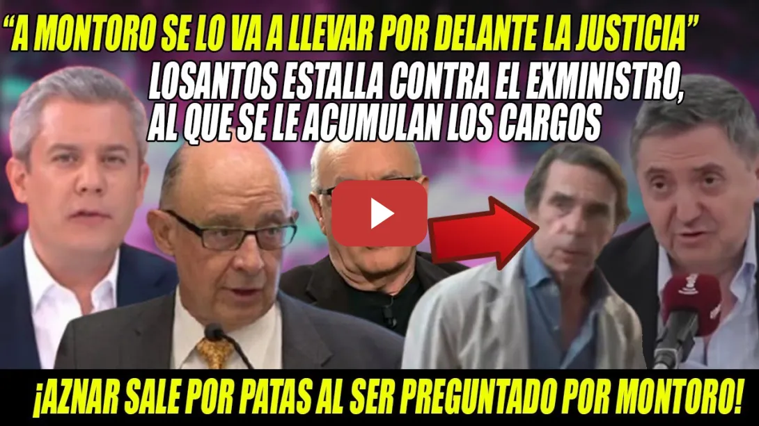 Embedded thumbnail for Aznar COBARDE SALE x PATAS al ser preguntado x Montoro⚡Losantos TIRA de la MANTA⚡Cayo Lara AVISÓ