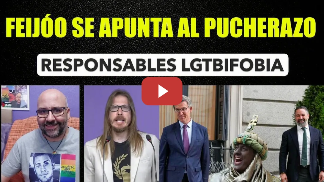 Embedded thumbnail for Feijóo quiere escaños regalados. PPVox ¿responsables de la homofobia?