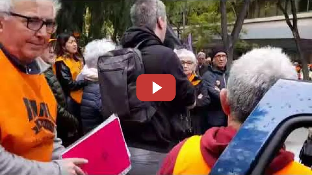 Embedded thumbnail for Las Pensiones Se Defienden Pensionistas y Jubilados de Barcelona