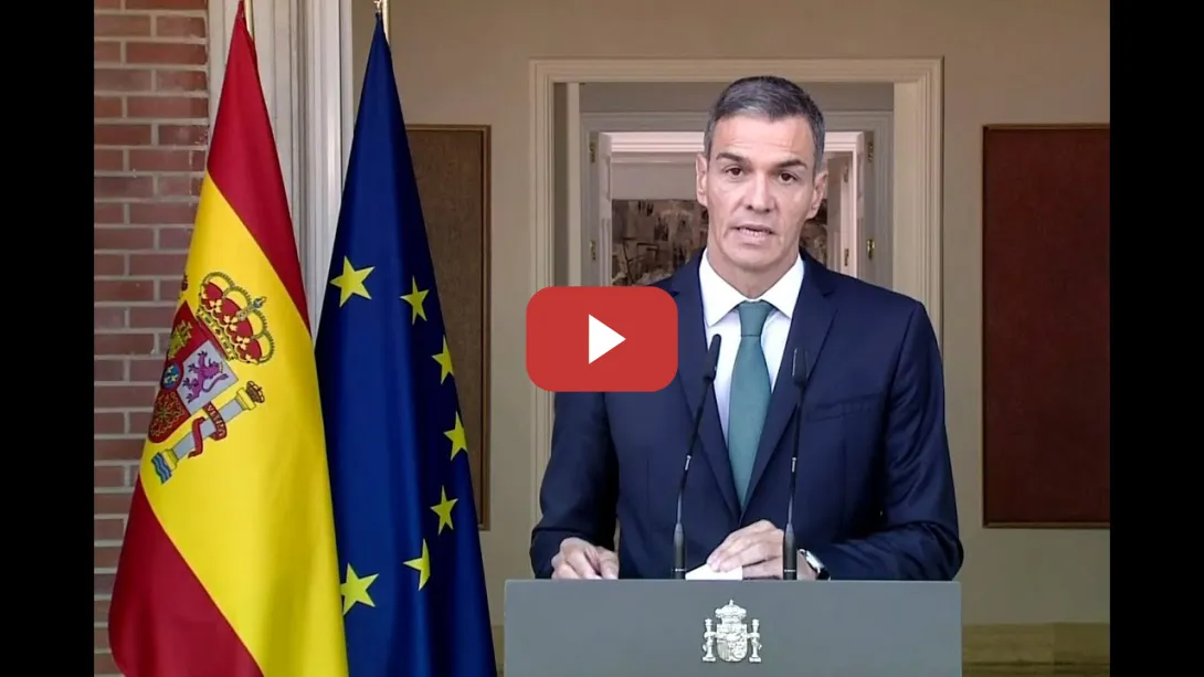 Embedded thumbnail for Sánchez anuncia nueve medidas por el genocidio de Israel que afianza el embargo de armas