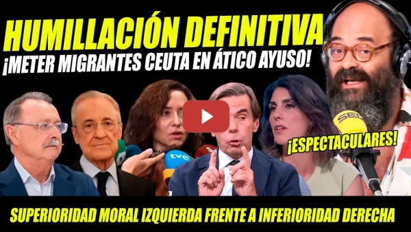 Embedded thumbnail for HUMILLACIÓN DEFINITIVA A AYUSO SALPICA A AZNAR: IGNATIUS FARRAY Y EJERIQUE LA DEJAN SECA POR ATICAZO