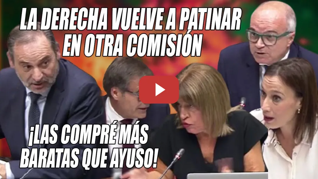 Embedded thumbnail for Ábalos COMPRÓ  más BARATO q Ayuso⚡La DERECHA PATINA⚡¡No tuve nada q ver con CONTRATITOS en Canarias!
