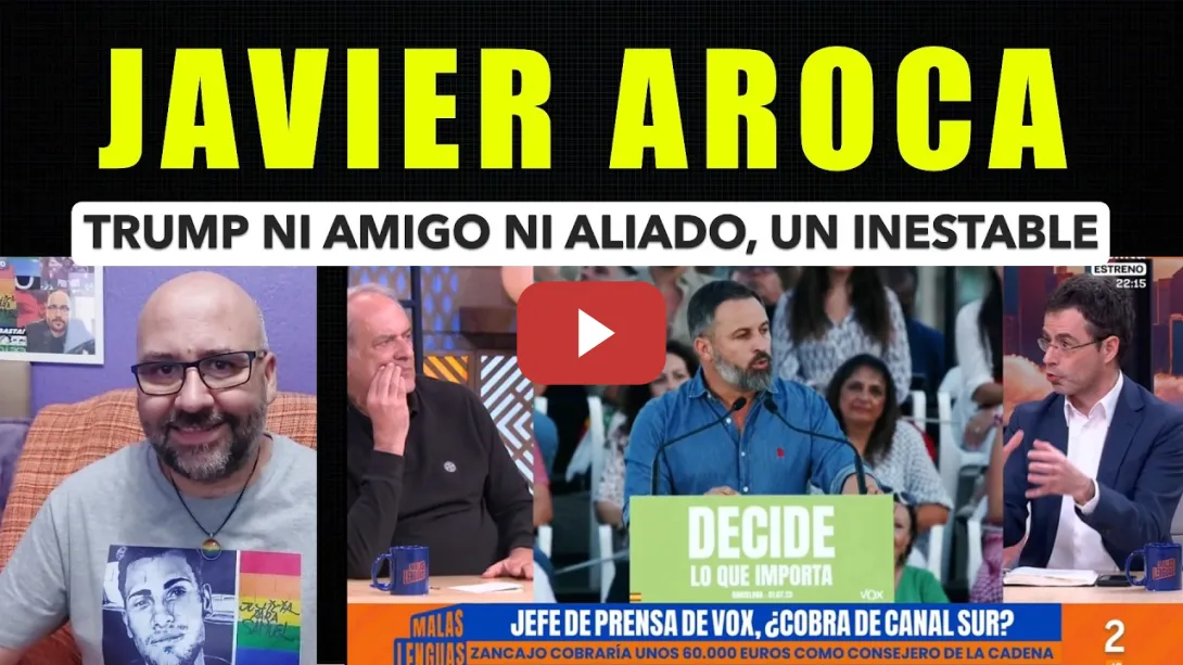 Embedded thumbnail for Javier Aroca, Trump no es amigo ni aliado, además es una persona inestable.