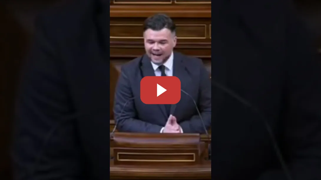 Embedded thumbnail for Rufián retrata a los VASALLOS DE TRUMP