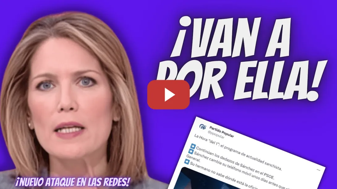 Embedded thumbnail for “NUEVO ATAQUE” a Silvia Intxaurrondo del PP - ¡ACUSAN a su programa de SER la TELEVISIÓN SANCHISTA!