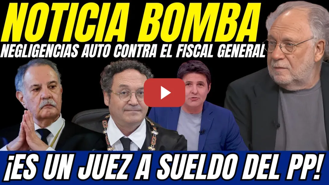 Embedded thumbnail for 💥 Ernesto Ekaizer DENUNCIA NEGLIGENCIAS del JUEZ Hurtado en el AUTO contra el Fiscal General
