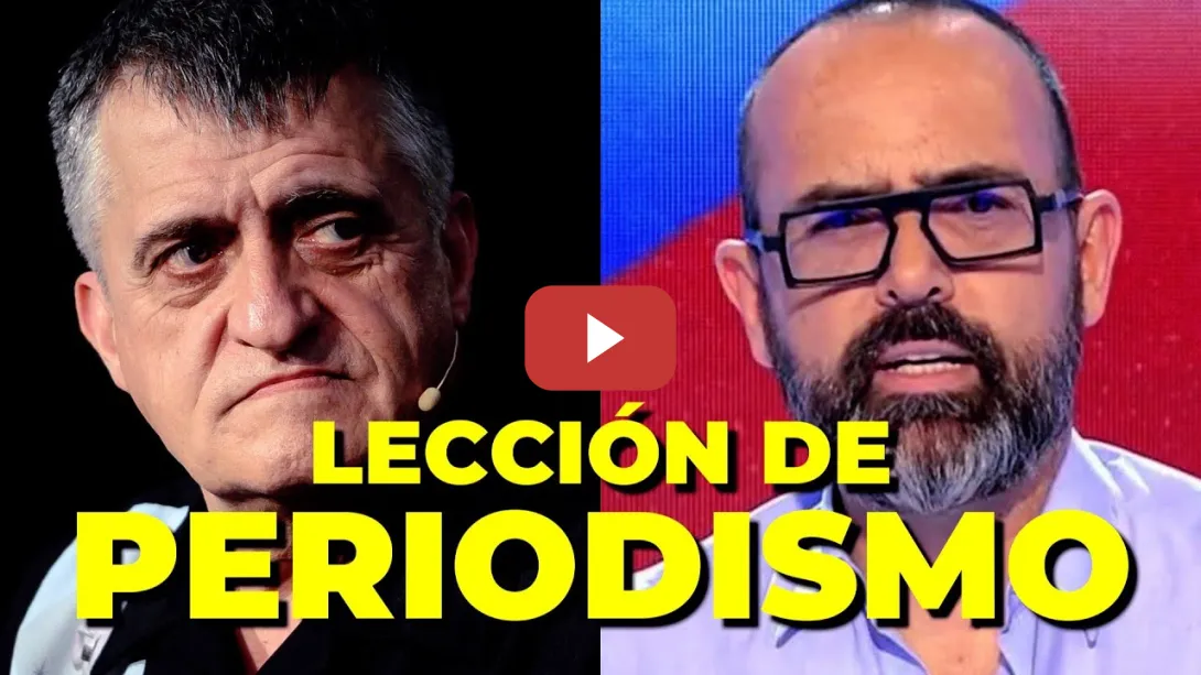 Embedded thumbnail for La brutal lección de &quot;El Gran Wyoming&quot; a Risto Mejide sobre periodismo