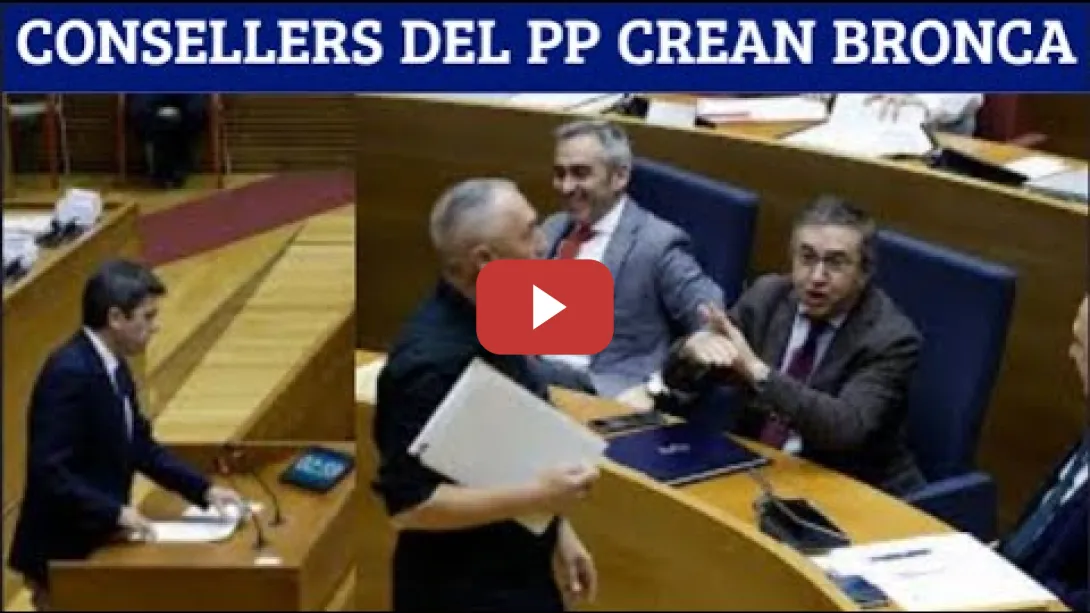 Embedded thumbnail for El PP crea bronca con sus Consellers