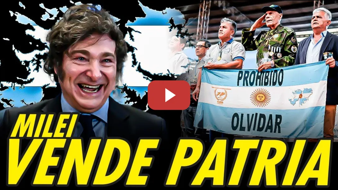 Embedded thumbnail for MILEI VENDE PATRIAS ADORA A THACHER Y RECHAZA A LOS VETERANOS DE MALVINAS