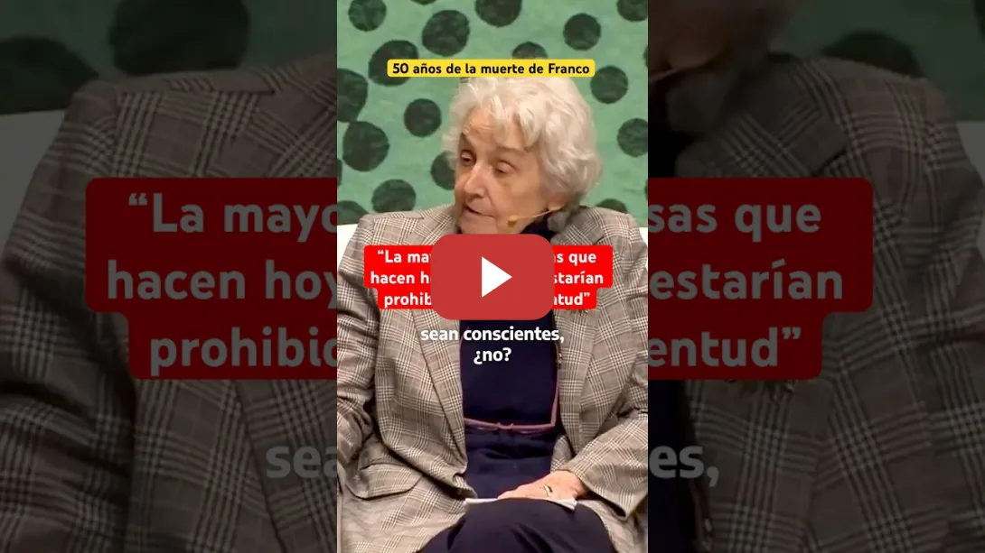 Embedded thumbnail for Gallego-Díaz sobre #FRANCO: “Muchas de las cosas que hacen hoy los #JÓVENES estarían PROHIBIDAS”