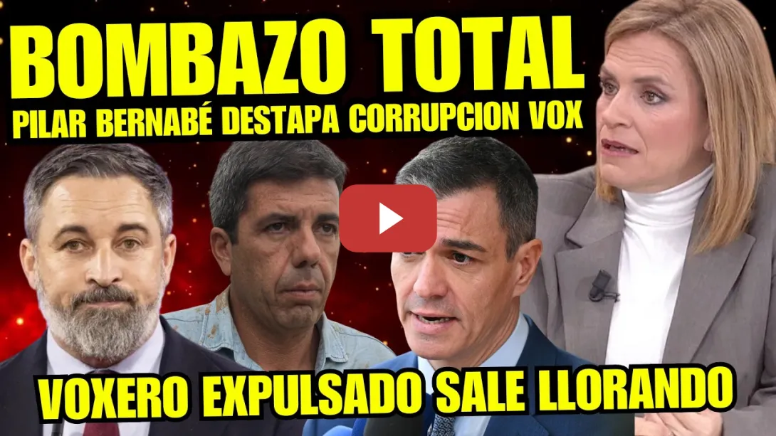 Embedded thumbnail for PILAR BERNABÉ ACORRALA A FACHA VOXERO y ENSEÑA CÓMO DESTRUIR BULOS de LA DERECHA EN 1 MINUTO