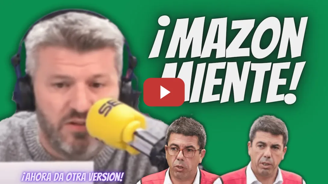 Embedded thumbnail for “DESTROZAN al MENTIROSO” de Mazón en el programa de Aimar Bretos - ¡Nueva VERSIÓN sobre la COMIDA!