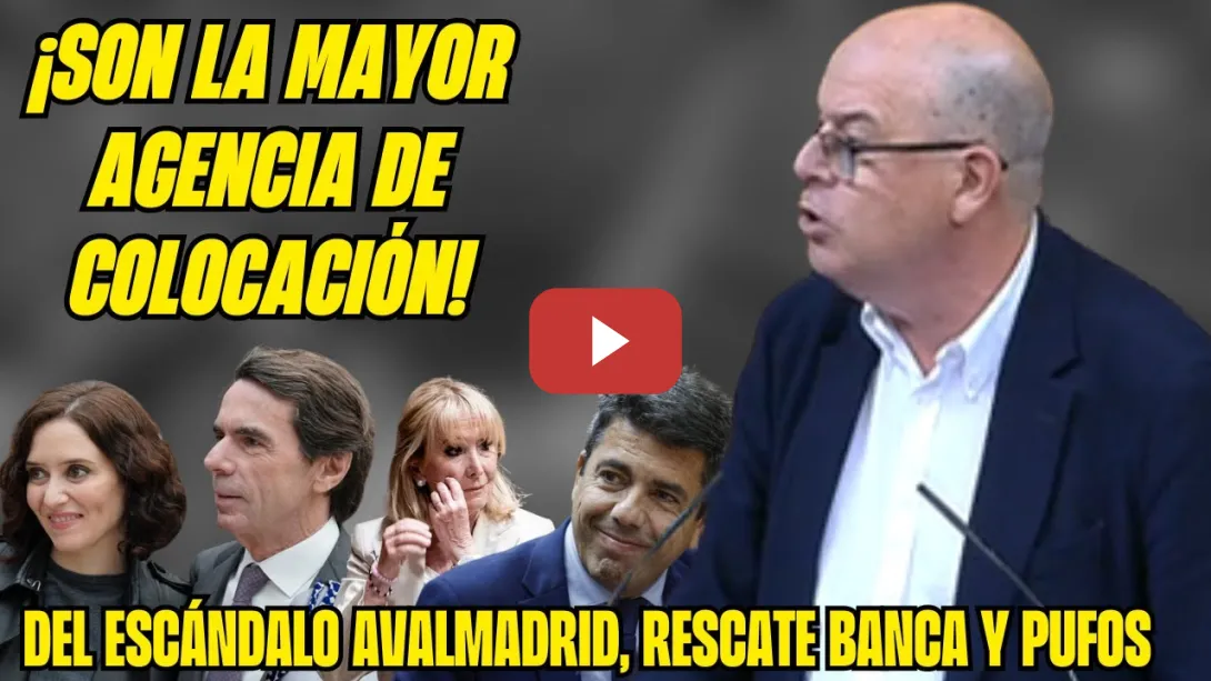 Embedded thumbnail for Zaragoza DESTAPA TODOS los ENCHUFES y CHANCHULLOS del PP: AZNAR, AYUSO, MAZÓN...