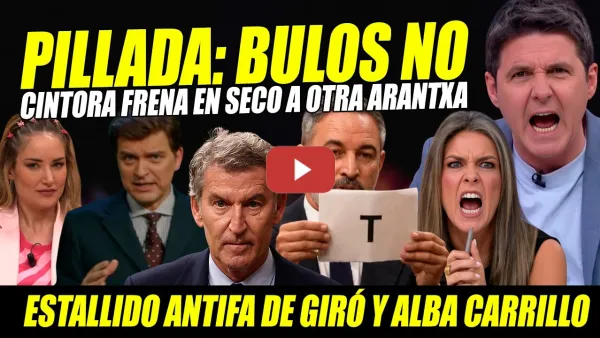 Embedded thumbnail for ALTA TENSIÓN CINTORA Y PALMERA PEPERA POR BULOS. MARC GIRÓ Y ALBA CARRILLO REPARTEN AL FACHERÍO