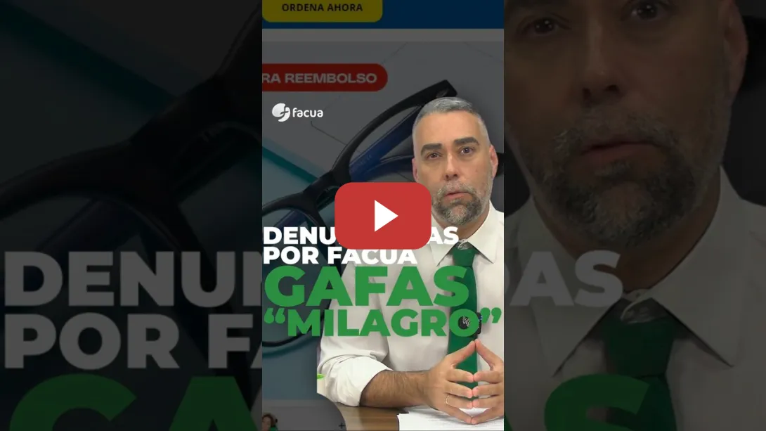 Embedded thumbnail for DENUNCIAMOS LA VENTA DE UNAS GAFAS &quot;MILAGROSAS&quot;