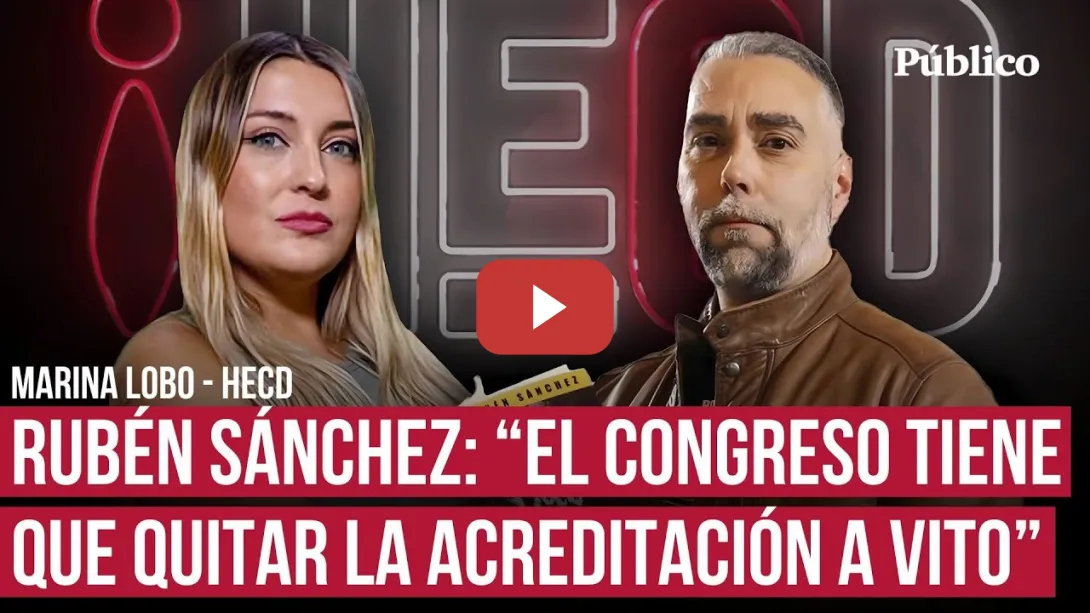 Embedded thumbnail for Entrevista a Rubén Sánchez: &quot;Lo que hace Vito Quiles no es periodismo, solo insulta con preguntas&quot;