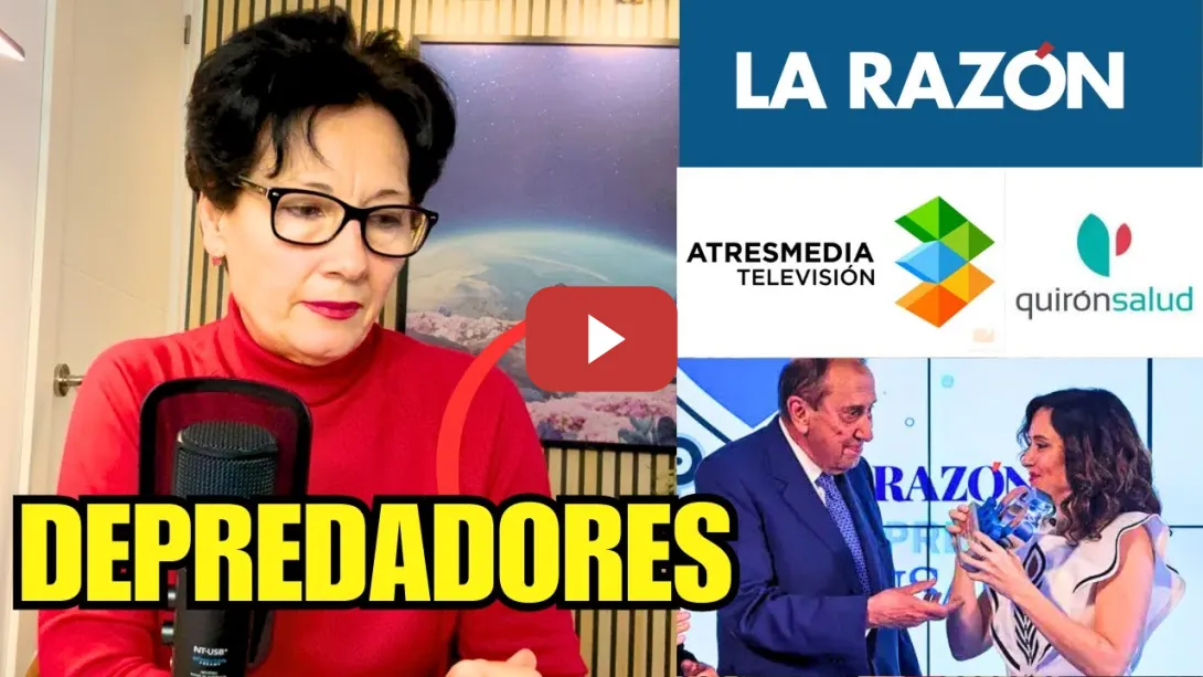 Embedded thumbnail for ¿QUÉ UNE A AYUSO CON EL PERIÓDICO LA RAZÓN, QUIRÓN Y ATRESMEDIA? 