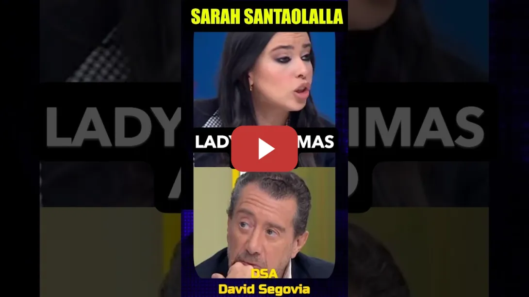 Embedded thumbnail for Sarah Santaolalla, Lady Lágrimas Ayuso es la máxima responsable y no la víctima.